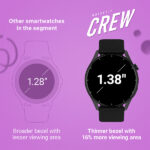 Noise Crew 1.38" Round Display with Bluetooth Calling Smartwatch