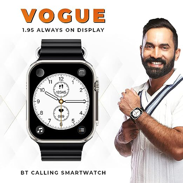 Gizmore Vogue 385 Pixel HD Display Bluetooth Calling Smartwatch