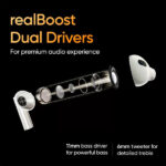 Realme Buds Air 5 Pro with 50dB ANC & 360 Spatial Audio Wireless Earbuds