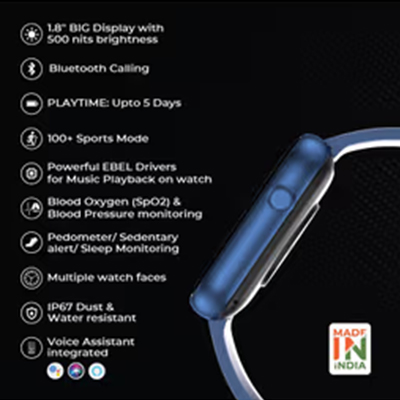 PLAY DIAL 3 Full Touch Smart Watch