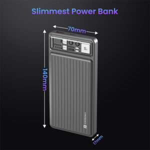 Portronics Luxcell 10K 10000 mAh Designer Power Bank with 22.5W Max Output