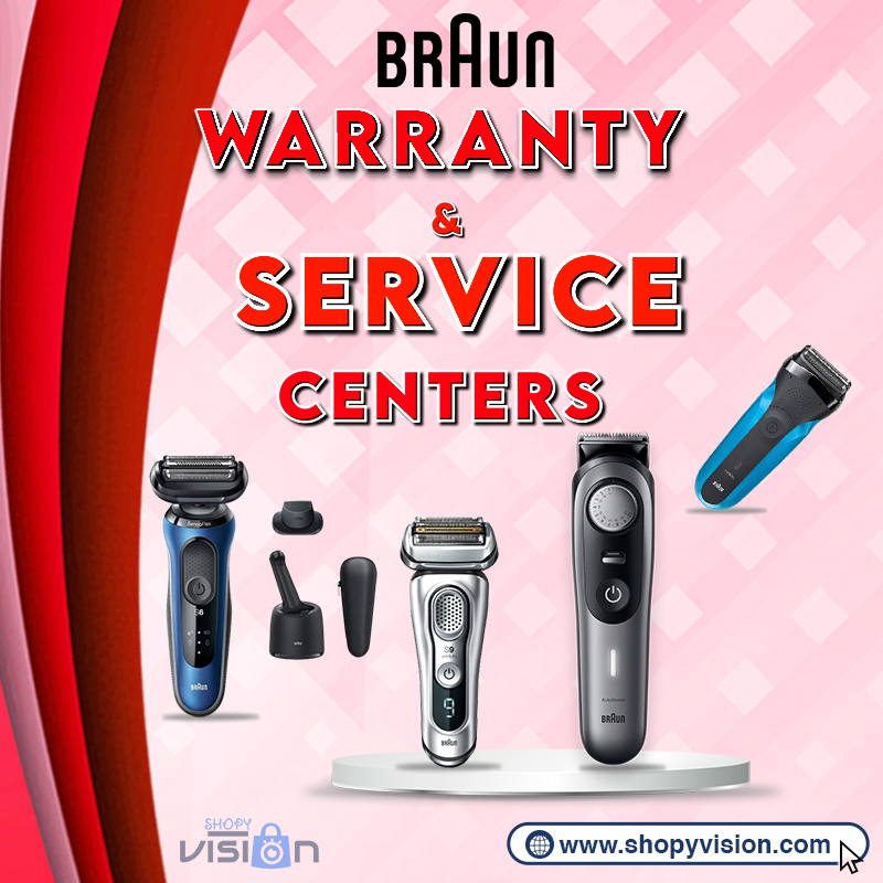 Braun Warranty & Service center In India Desktop banner