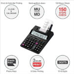 Casio HR-100RC-BK 150 Steps Check & Correct Printing Calculator