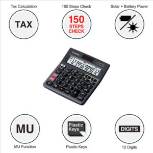 Casio MJ-120D 150 Steps Check and Correct Desktop Calculator