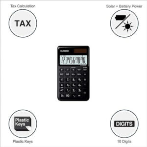 Casio SL-1000SC-BK Portable Calculator