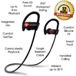 CrossBeats Wave Waterproof Sports Bluetooth Wireless Earphones