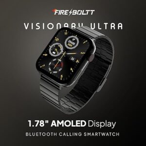 Fire-Boltt Visionary Ultra 1.78″ AMOLED, Stainless Steel Luxury Smart Watch1