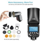 Godox V1-C V1 Li-on TTL On-Camera Round Flash Speedlight Compatible with Canon2