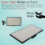 KODAK V576 LED Video Light Slim Design Without Battery & Charger