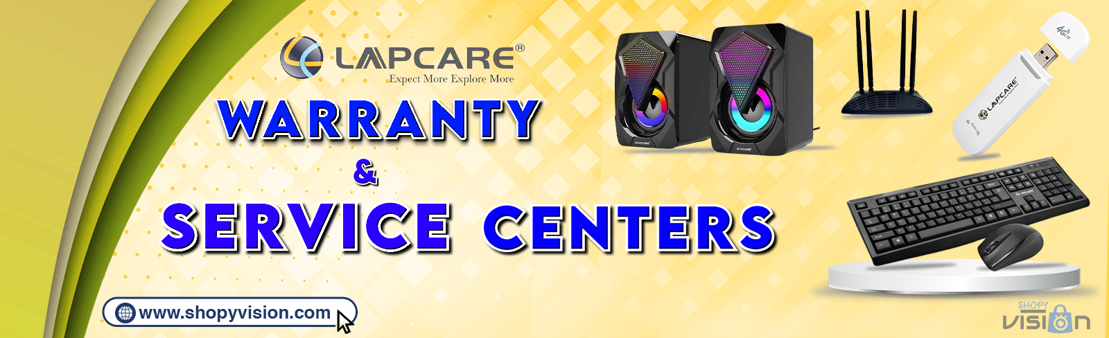 Lapcare Warranty & Service center In India Desktop Banner