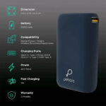 Pebble Rapid 10000 mAh 22.5W Fast Charging Power Bank