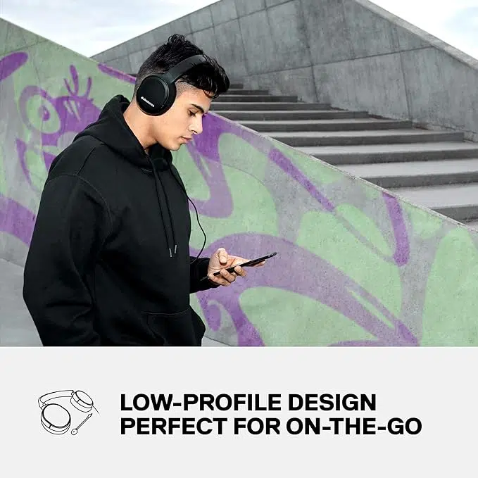 SteelSeries Arctis 1 Wired Over Ear Headphones with Mic3