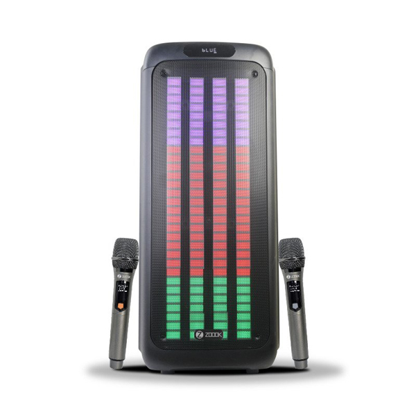 Zoook ResonanceMax Bluetooth Party Speaker with Dual UHF Wireless Microphones3