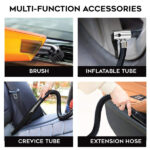 myTVS TI-8 3-In-1 Vacuum Cleaner And Tyre Inflator For Car