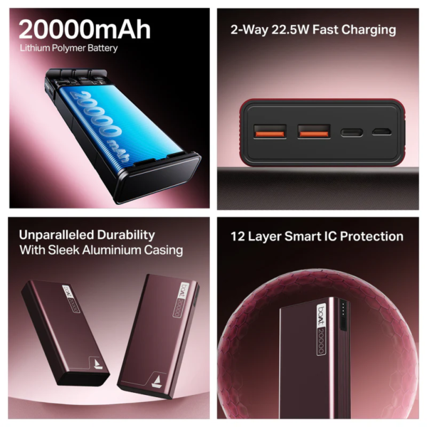 boAt PB400 Powerbank with 20000mAh Battery