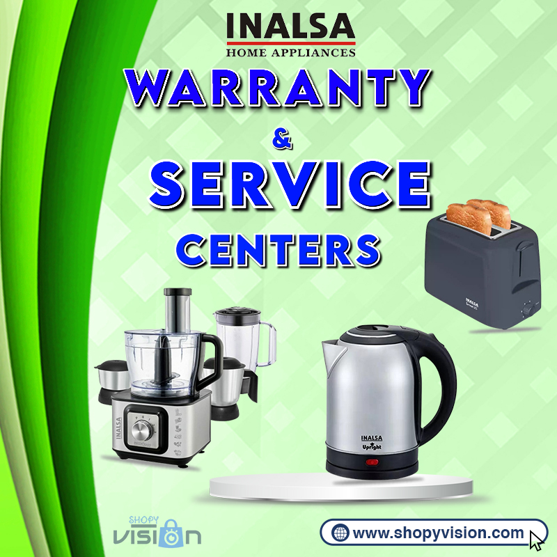 Inalsa Warranty & Service Center Mobile Banner