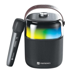 Portronics Dash 4 50W Wireless Bluetooth Party Speaker with Karaoke Mic