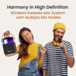 Portronics Dash 4 50W Wireless Bluetooth Party Speaker with Karaoke Mic