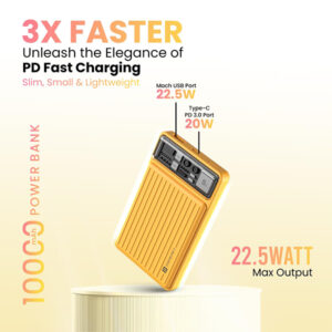 Portronics Luxcell Mini 10K Advanced 10000 mAh Smallest Power Bank