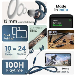 Boult Audio Curve Max Bluetooth Earphones