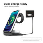 Portronics Freedom 33 3-in-1 Desktop Wireless Charger