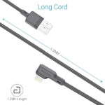 Portronics Konnect L 1.2M 3A 8 Pin USB Cable