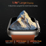 Fire-Boltt Gladiator 1.96" Biggest Display Smart Watch with Bluetooth Calling