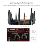 ASUS Gaming Router Tri-Band WiFi (up to 5334 Mbps) for VR & 4K Streaming