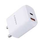 Ambrane 30W USB & Type-C Dual Port Boosted Speed Mobile Charger