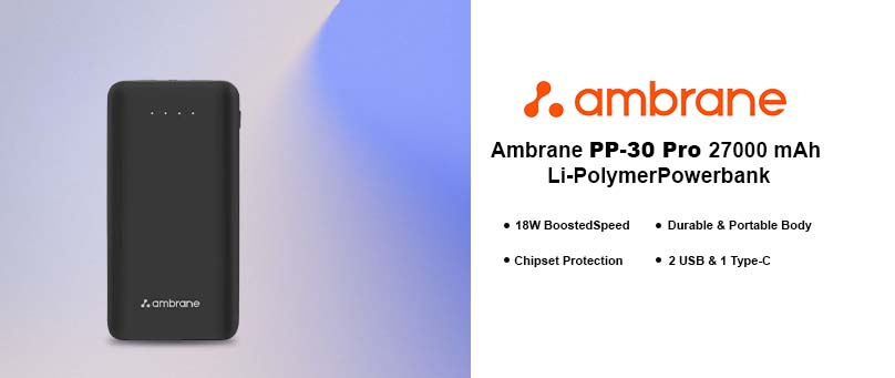 Ambrane AeroSync PB 10 Powerbank