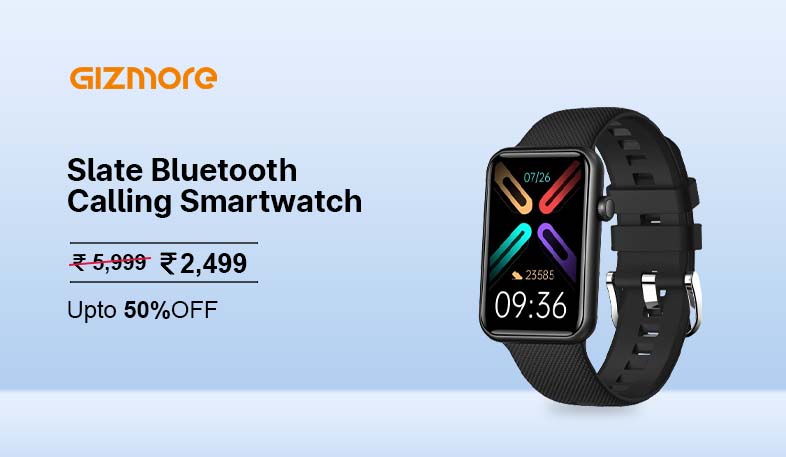 Gizmore Slate Bluetooth Calling Smartwatch