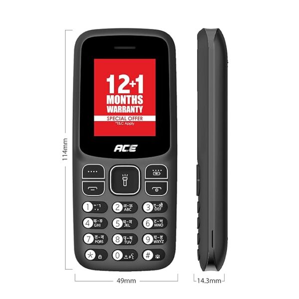 Itel Ace2 Lite Keypad Mobile 4