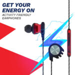 JUST CORSECA Scarlet Bassplus in-Ear Sporty Earphone