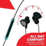 JUST CORSECA Scarlet Bassplus in-Ear Sporty Earphone