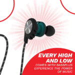 JUST CORSECA Scarlet Bassplus in-Ear Sporty Earphone