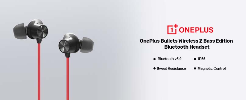 OnePlus Bullets Wireless Z Bass Edition Bluetooth Headset