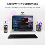 Portronics Bubble Pro Wireless Keyboard with Touchpad