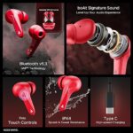 boAt Immortal 121 Deadpool Edition TWS Gaming Earbuds 4