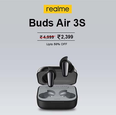 realme Buds Air 3S Bluetooth Truly Wireless in Ear Earbuds
