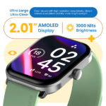 Ambrane Glaze+ with 2.01 Amoled display Smartwatch