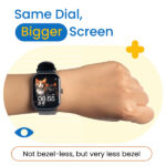 Ambrane Glaze+ with 2.01 Amoled display Smartwatch
