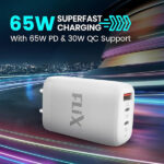 FLiX (Beetel) Storm 65W PD & QC GaN Tech Fast Charging Wall Charger
