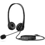 HP Stereo Wired On Ear Headphones with Mic USB G2