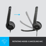 Logitech H390 Wired On Ear Headset