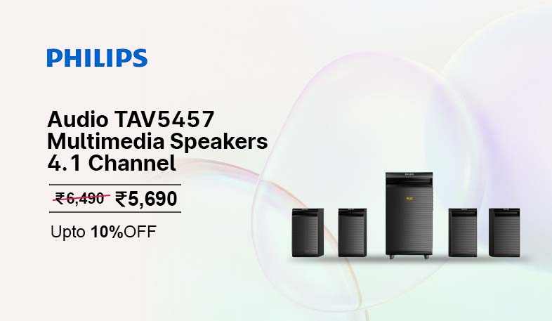 Philips Audio TAV5457 Multimedia Speakers 4.1 Channel