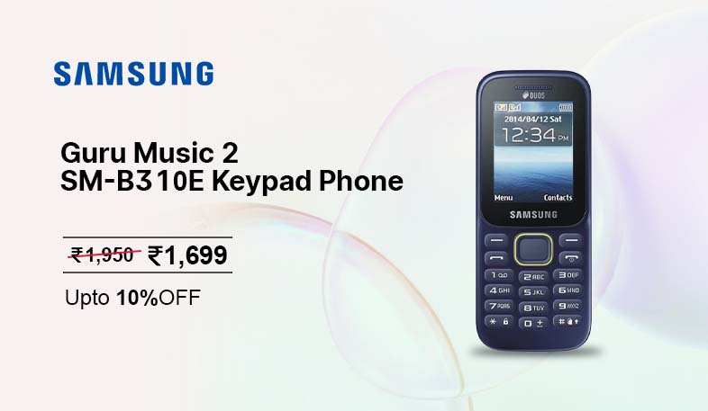 Samsung Guru Music 2 SM-B310E Keypad Phone