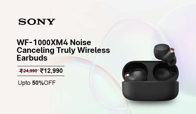 Sony WF-1000XM4 Noise Canceling Truly Wireless Earbuds