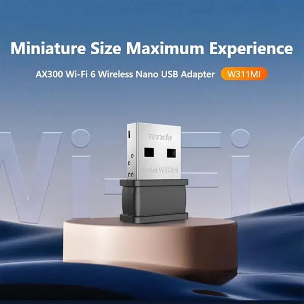 Tenda W311MI-V6 AX300 Wi-Fi 6 Wireless Nano USB Adapter