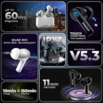 beatXP Vibe XPods Bluetooth True Wireless Earbuds