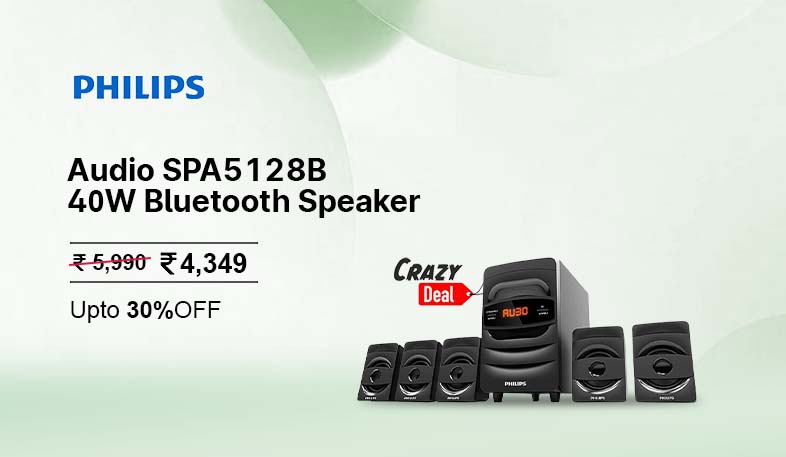 Philips Audio SPA5128B 40W Bluetooth Speaker